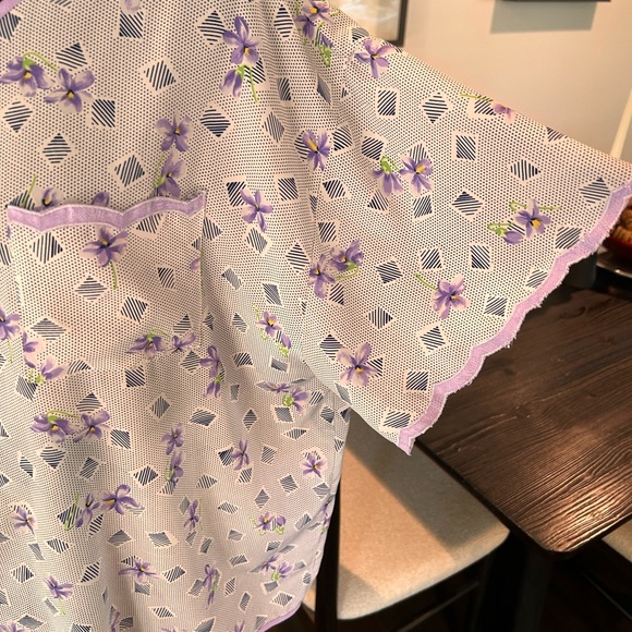 Dior Vintage Purple Floral Top - Picture 3 of 7